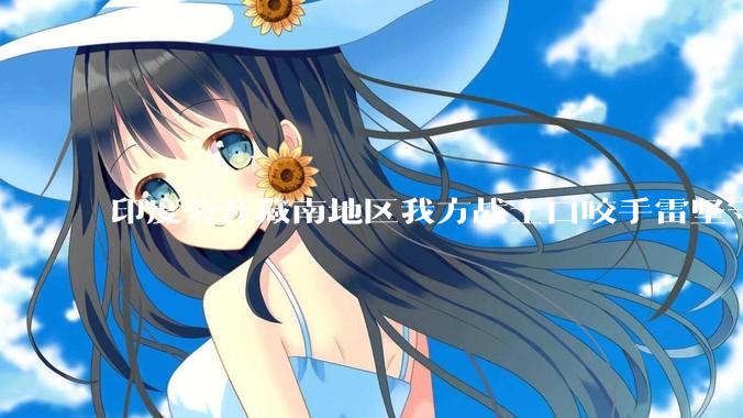 印度公开藏南地区我方战士口咬手雷坚守的***，是想表达什么？